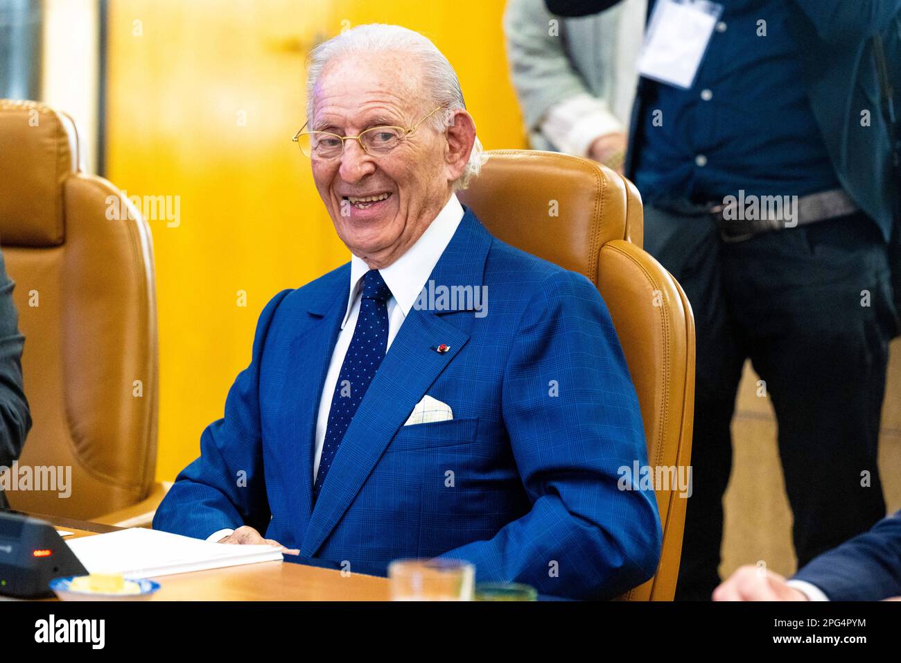 Casablanca, Morocco. 20th Mar, 2023. Othman Benjelloun CEO of BMCE Bank