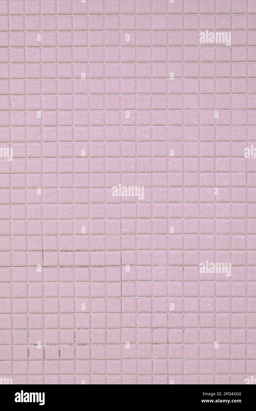 Pastel pink square tile background Stock Photo Alamy