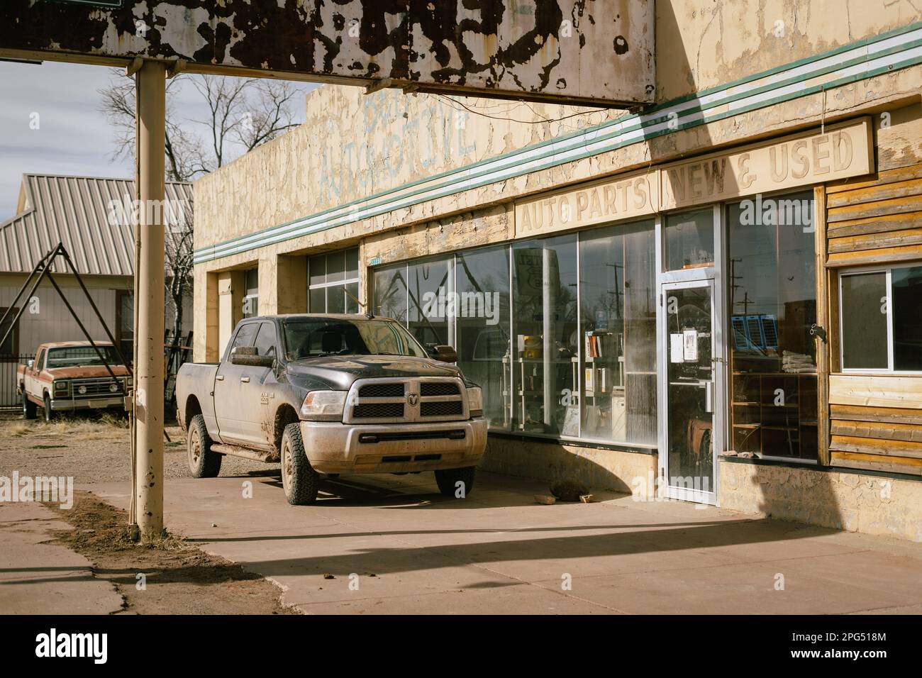 Old auto parts store, Seligman, Arizona Stock Photo Alamy