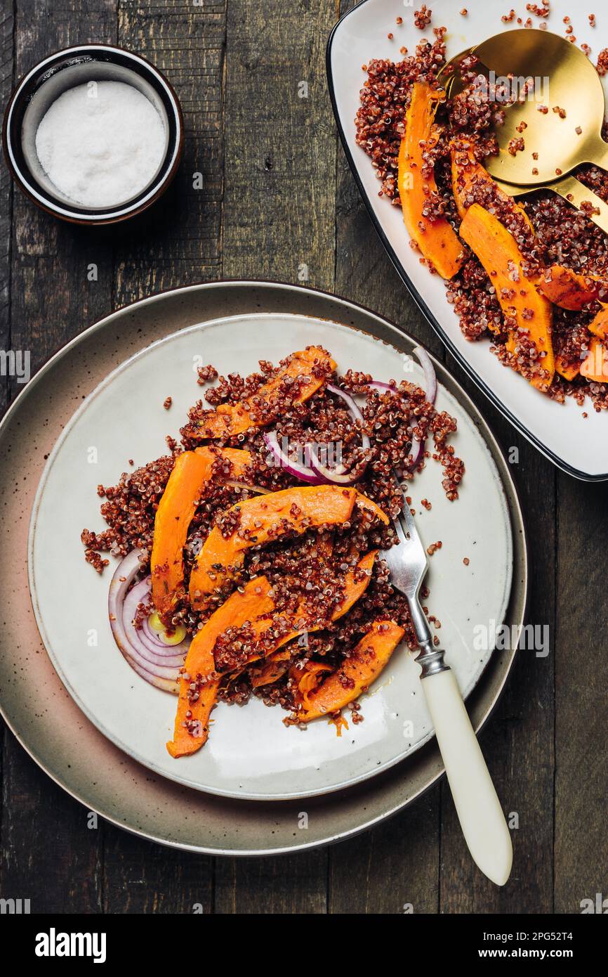 Healthy food quinoa baked red hi-res stock photography and images - Alamy