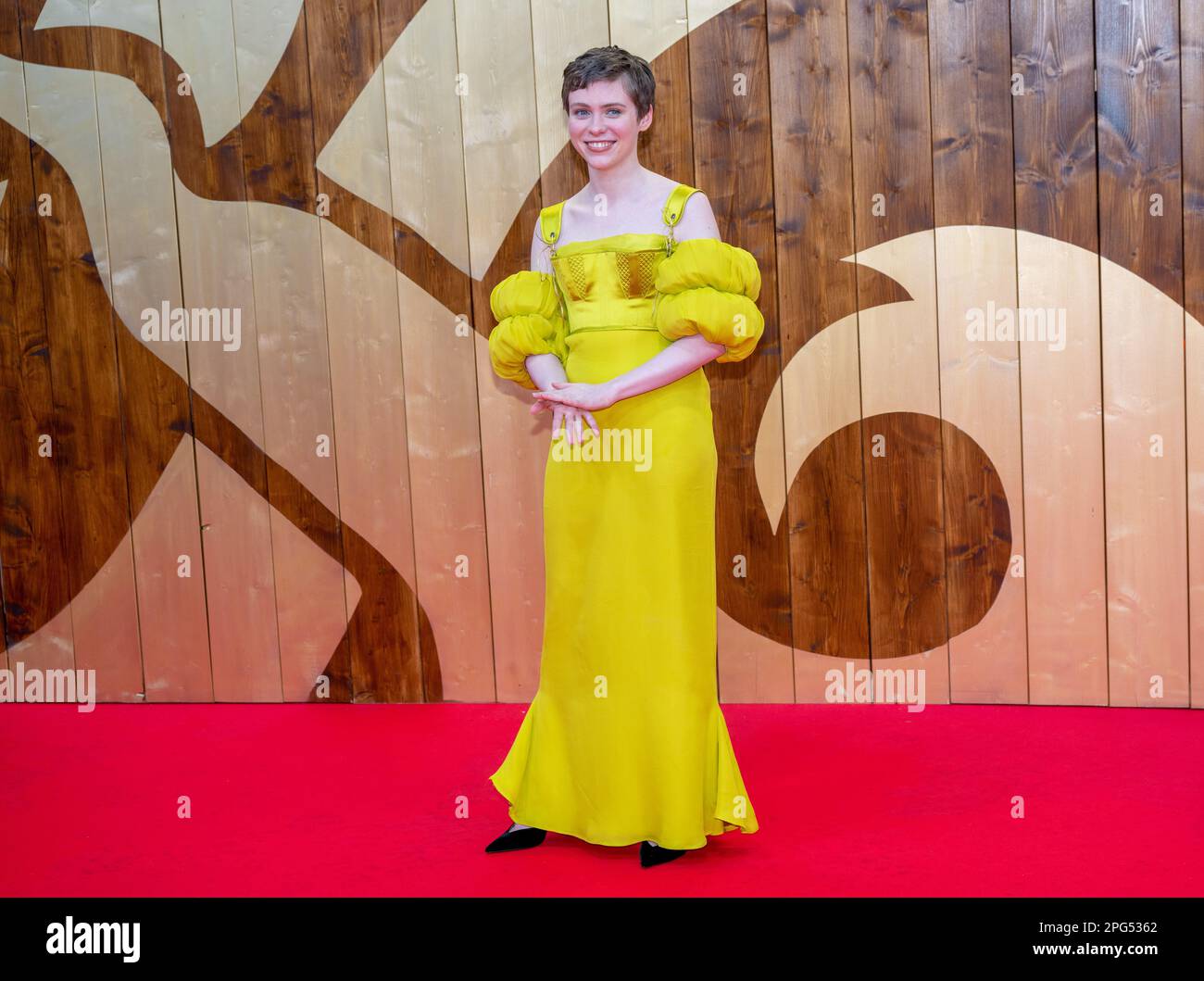 Berlin, Germany. 20th Mar, 2023. Actress Sophia Lillis comes to the special screening of the film 'Dungeons & Dragons: Honor Among Thieves' at Zoo Palast. The film 'Dungeons & Dragons: Honor Among Thieves' opens in German theaters on March 30, 2023. Credit: Monika Skolimowska/dpa/Alamy Live News Stock Photo