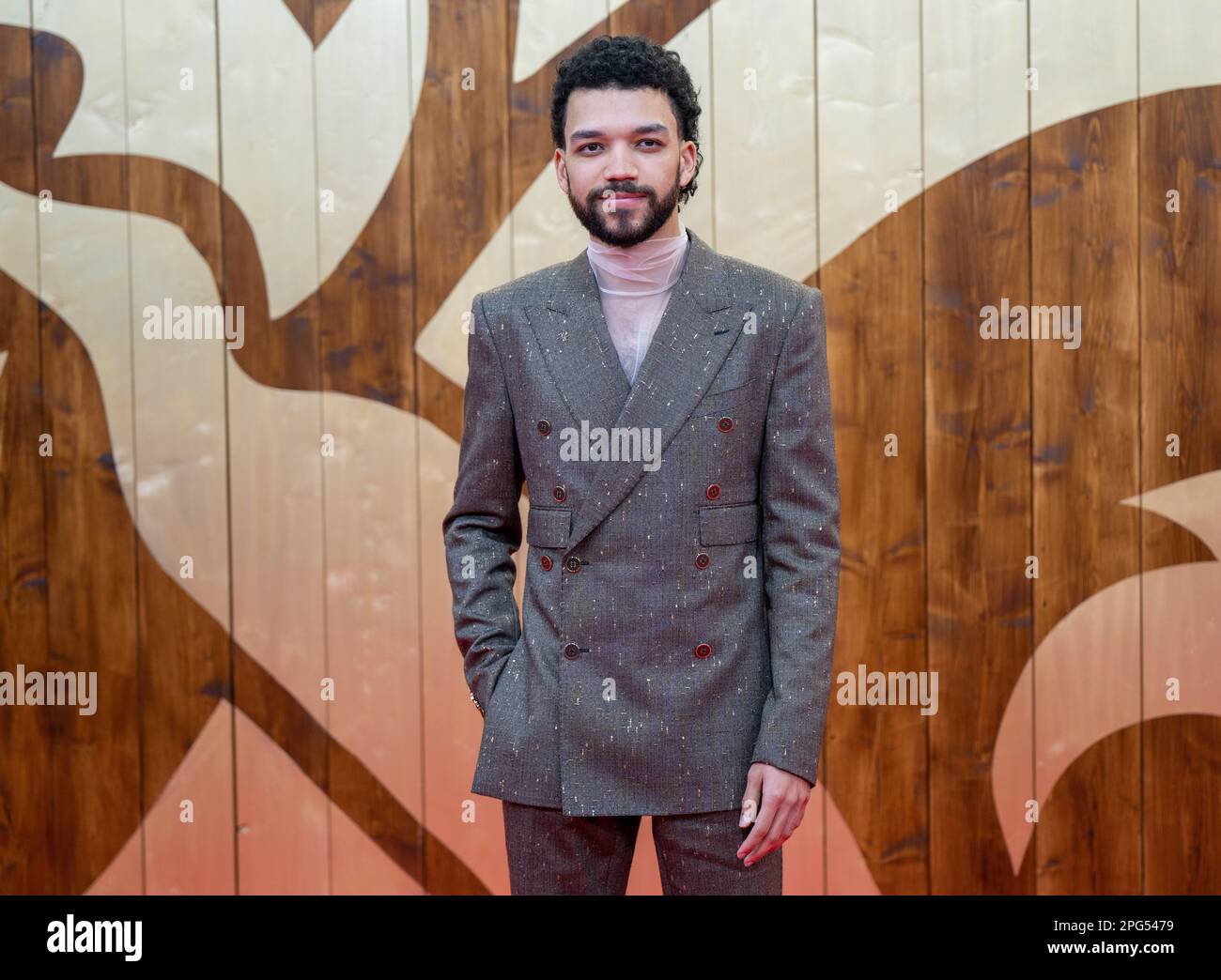 Berlin, Germany. 20th Mar, 2023. Actor Justice Smith comes to the special screening of the film 'Dungeons & Dragons: Honor Among Thieves' at Zoo Palast. The film 'Dungeons & Dragons: Honor Among Thieves' opens in German theaters on March 30, 2023. Credit: Monika Skolimowska/dpa/Alamy Live News Stock Photo