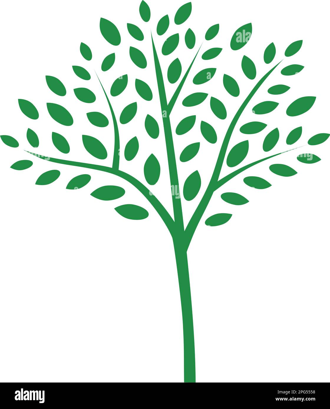 Stylized vector tree. Decorative simple tree Stock Vector Image & Art ...