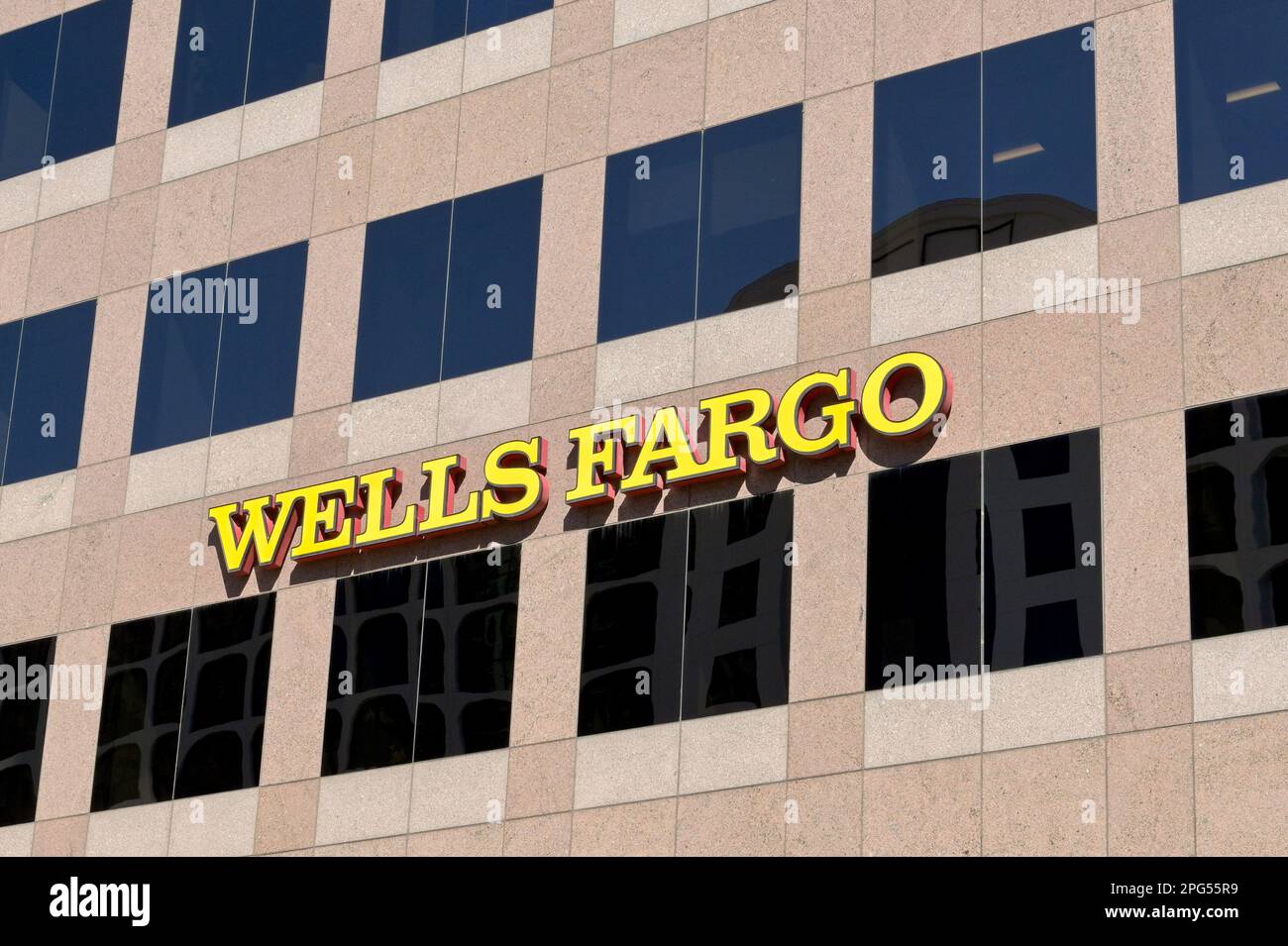 Austin, Texas, USA February 2023 Sign on the outside of the offices