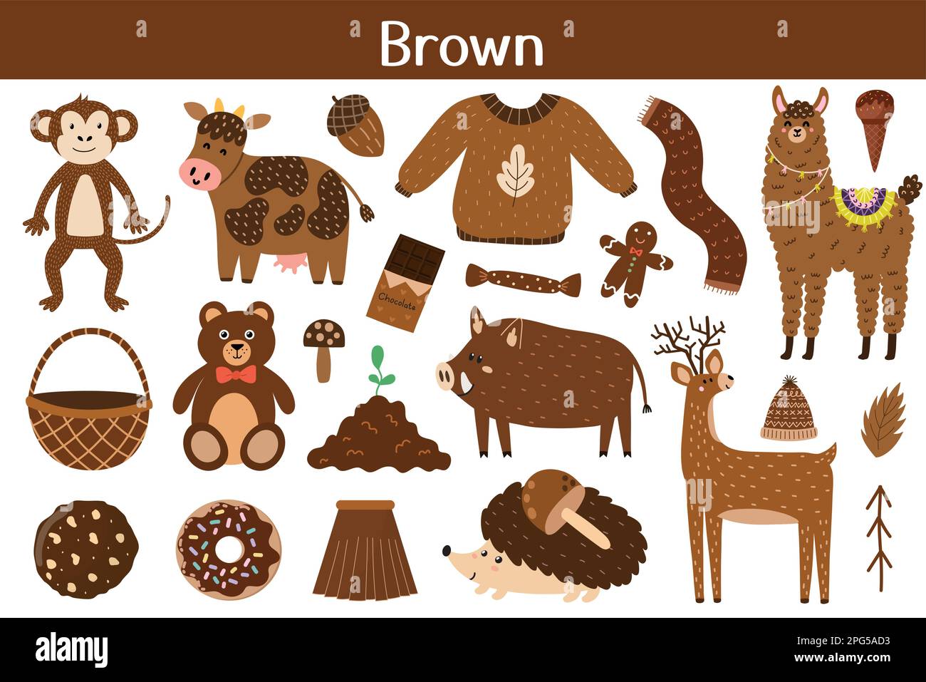 Alpaca colours stock vector images alamy