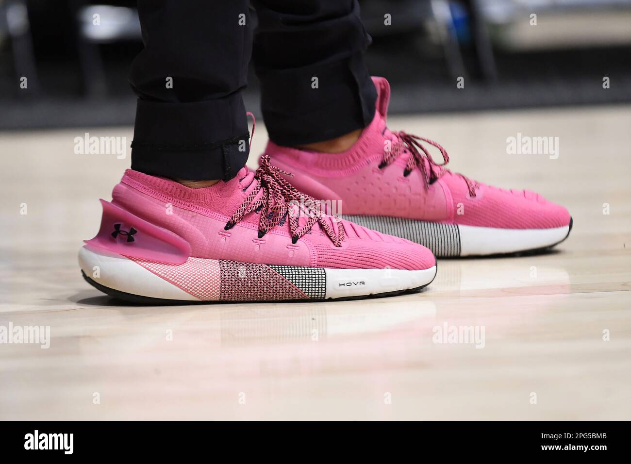 Pink sneakers deals ncaa