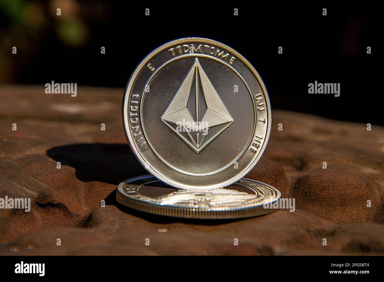 Ether or ETH is the native cryptocurrency of Ethereum blockchain and is  commonly referred to as Ethereum coins. It facilitates transactions and  smart Stock Photo - Alamy