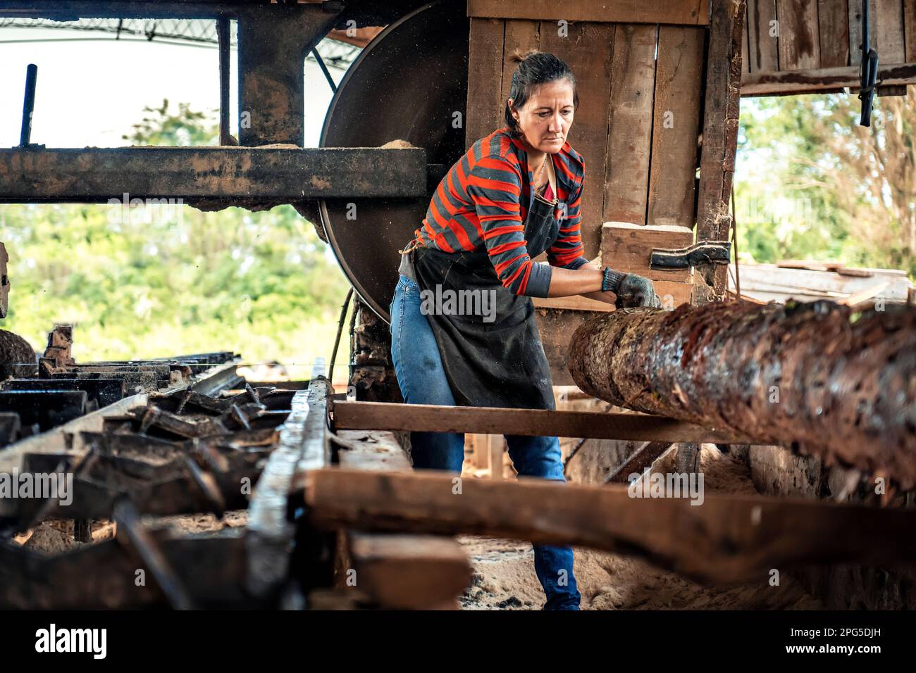 Clothes recycling factory hi-res stock photography and images - Alamy