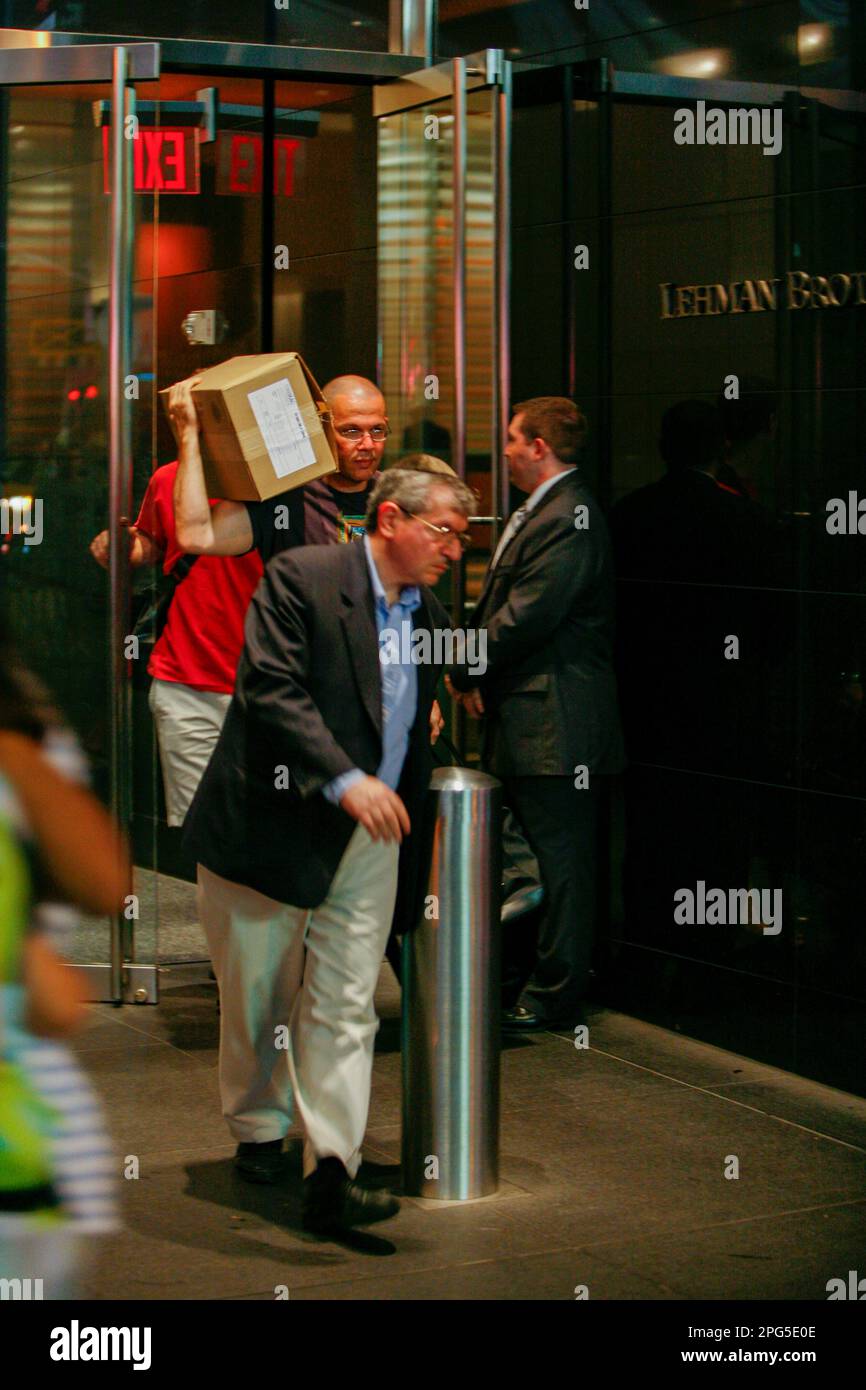 The Investment Banking House Lehman Brothers files for bancruptcy on