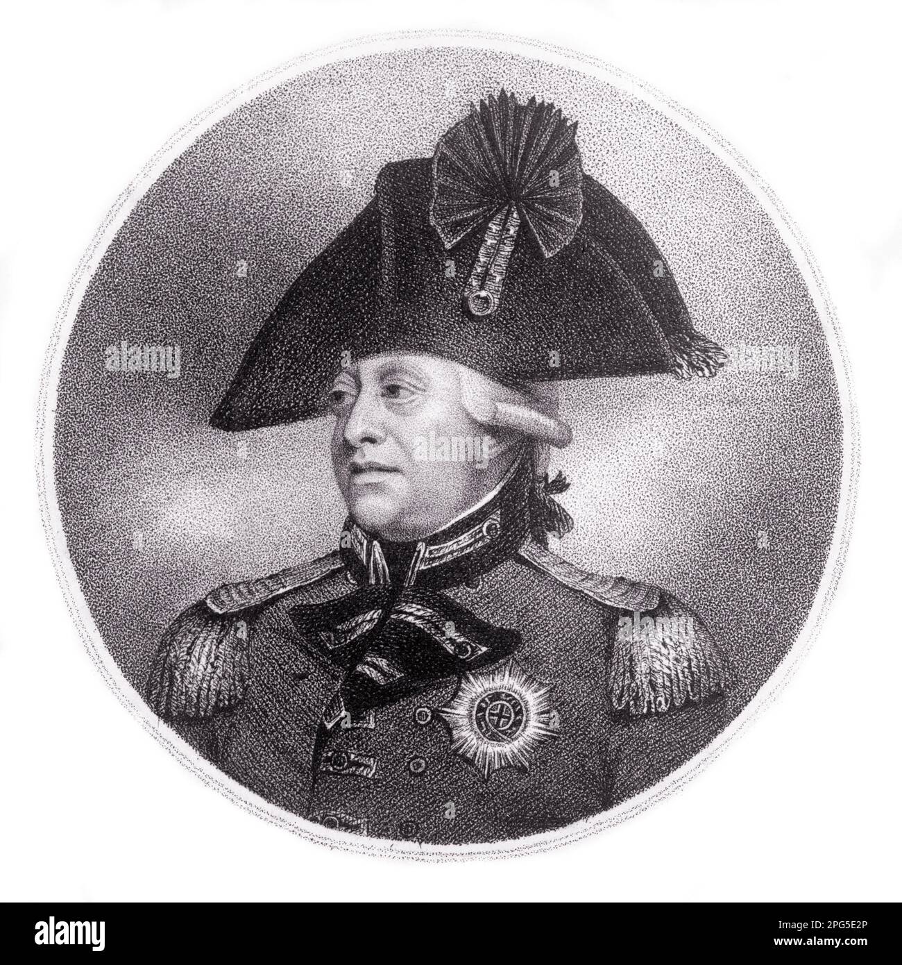 1770s 1776 1799 PORTRAIT OF KING GEORGE III OF ENGLAND BRITISH MONARCH DURING AMERICAN REVOLUTIONARY WAR BY SIR WILLIAM BEECHEY - q61220 CPC001 HARS 1770s 1799 COLONIES 18TH CENTURY BLACK AND WHITE CAUCASIAN ETHNICITY DEFEATED DURING OLD FASHIONED SEVEN YEARS' WAR Stock Photo