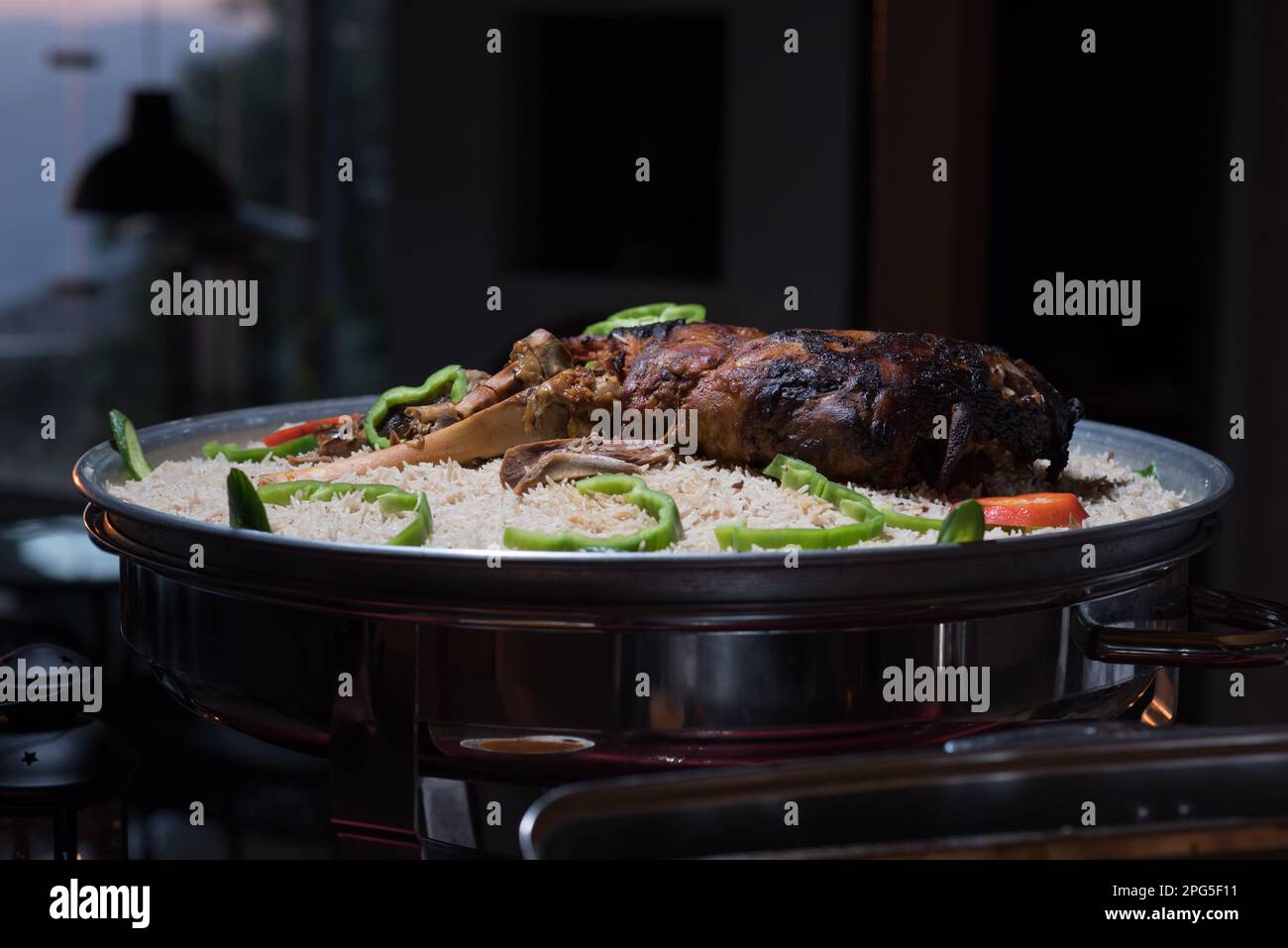 Grilled whole lamb Stock Photo - Alamy