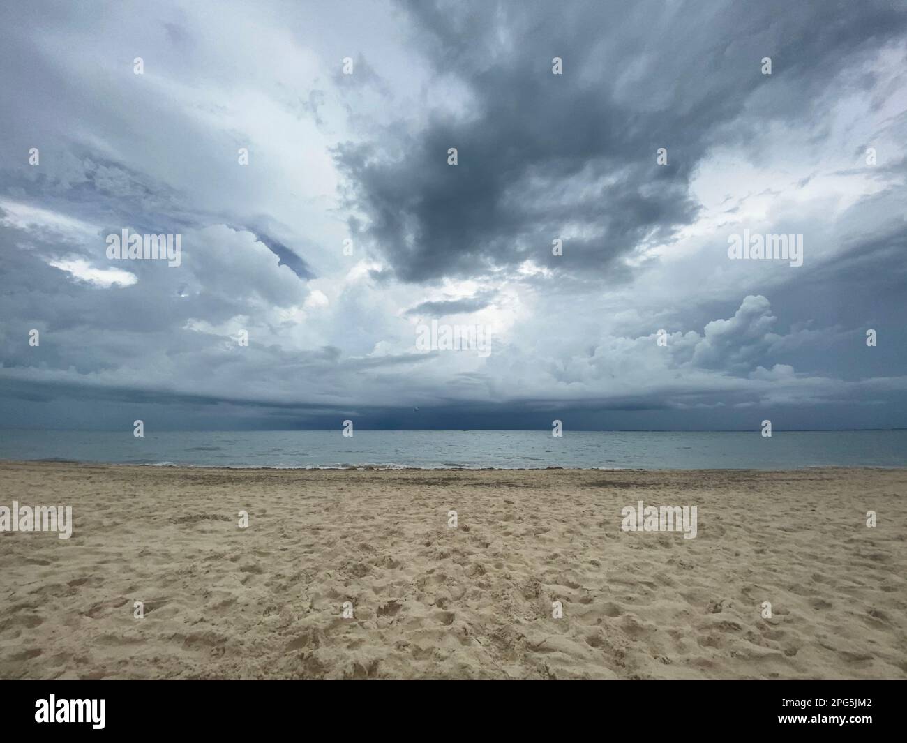 Sunny day at the beach Stock Photo - Alamy