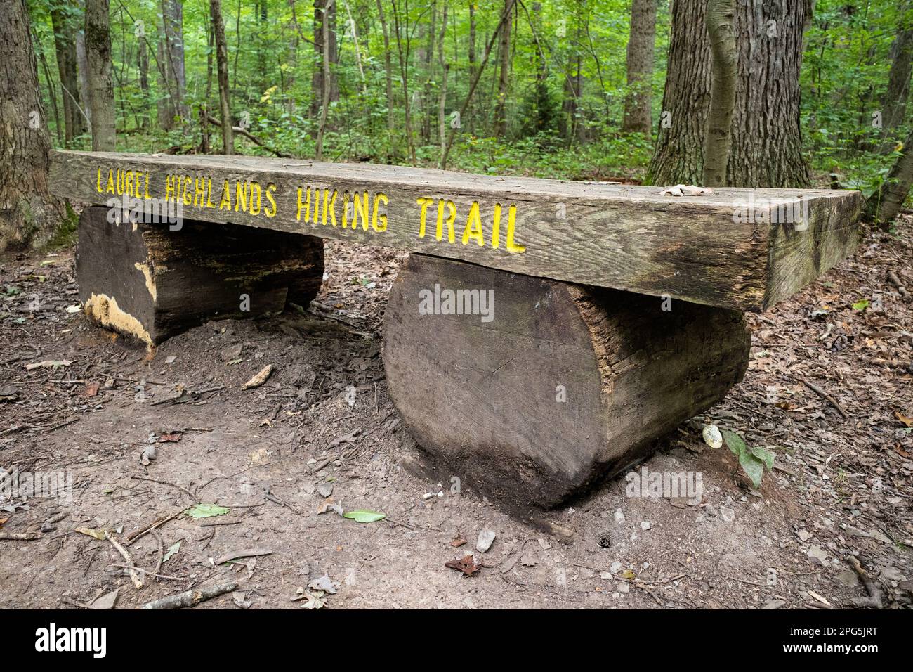 The Laurel Highlands Hiking Trail near Johnstown, Pennsylvania is