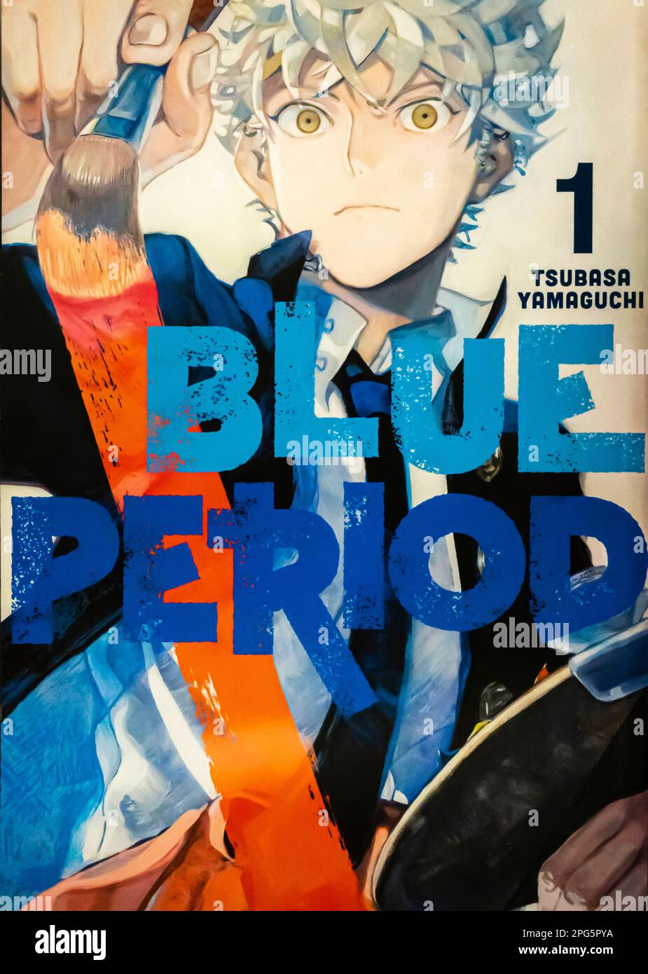 Blue Period vol 1  Manga series - Tsubasa Yamaguchi - 2017 Stock Photo