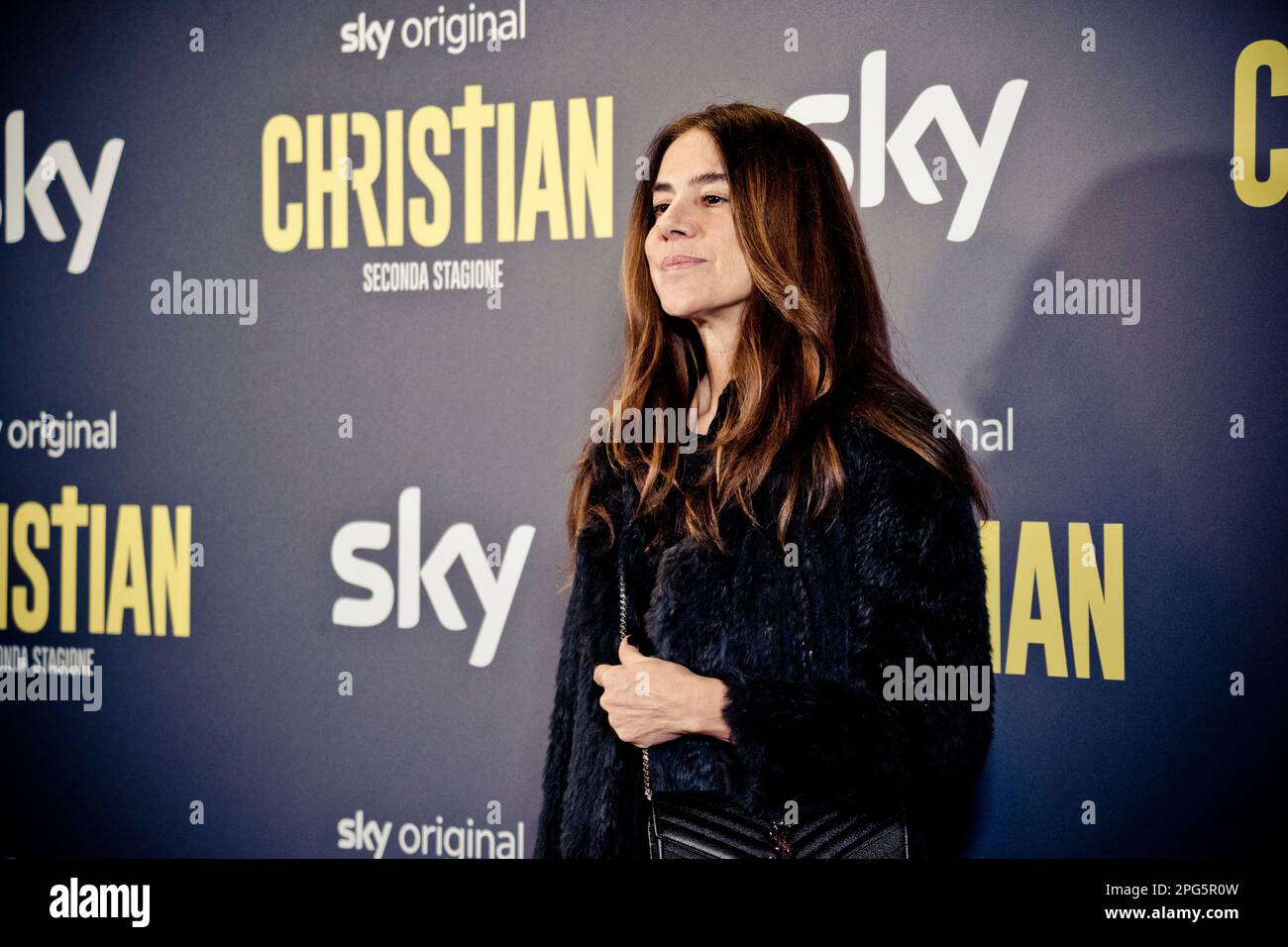 Rome, Italy, 20th March 2023,  attends the premiere of 'Christian - seconda stagione' at Cinema Barberini (Photo credits: Giovanna Onofri) Stock Photo