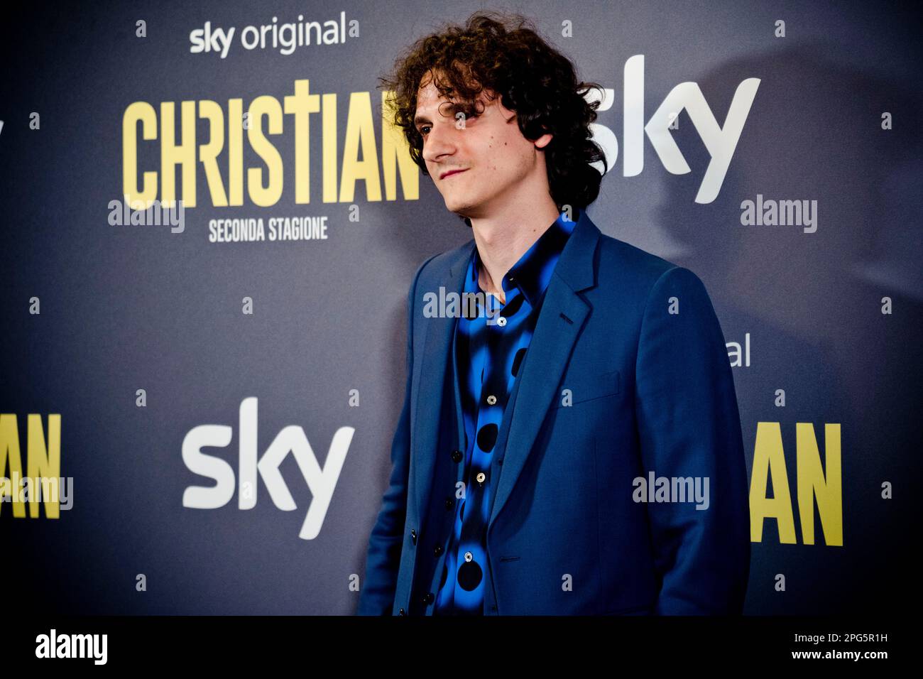 Rome, Italy, 20th March 2023, Antonio Bannò attends the premiere of 'Christian - seconda stagione' at Cinema Barberini (Photo credits: Giovanna Onofri Stock Photo