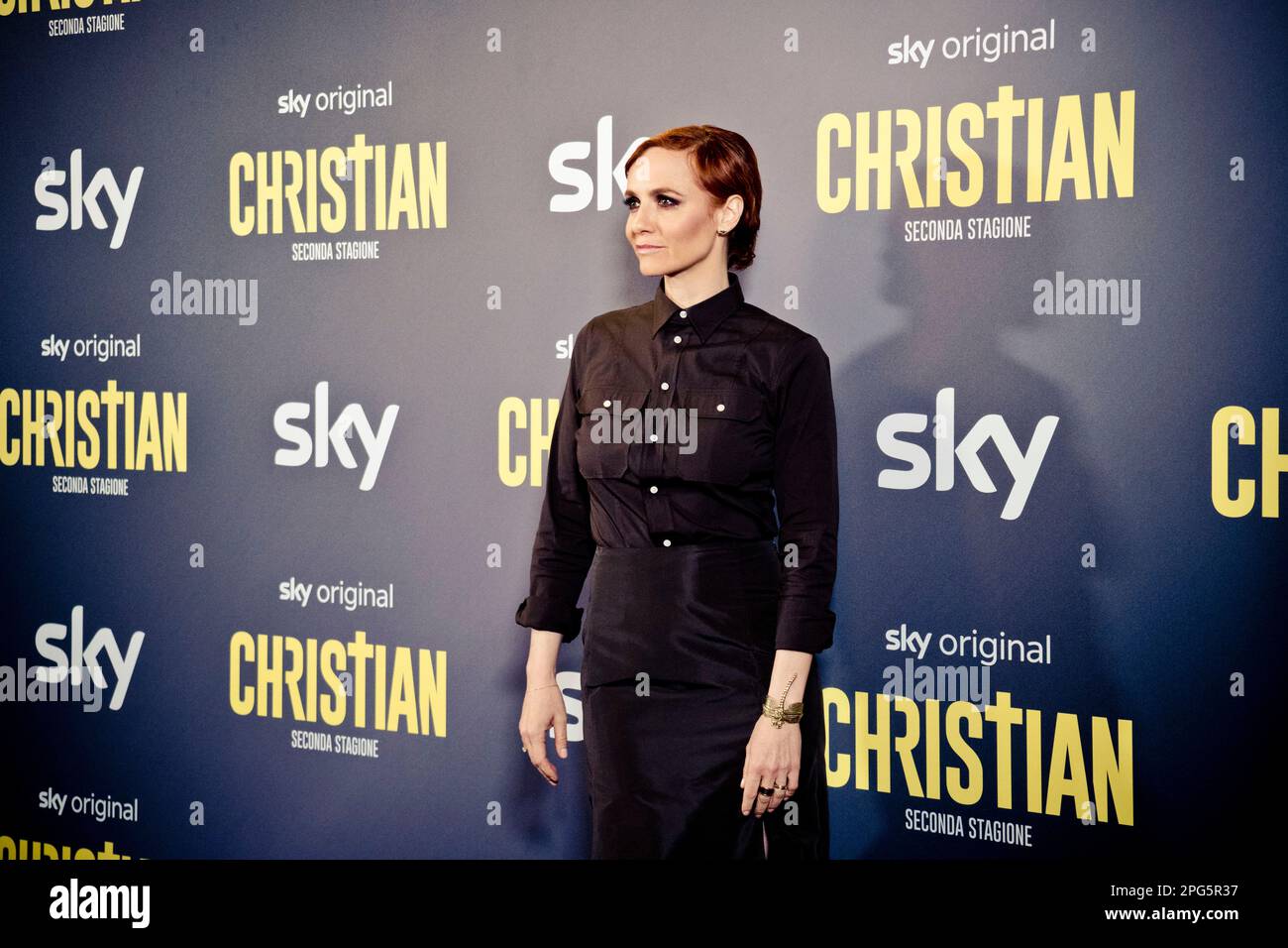 Rome, Italy, 20th March 2023, Camilla Filippi attends the premiere of 'Christian - seconda stagione' at Cinema Barberini (Photo credits: Giovanna Onof Stock Photo