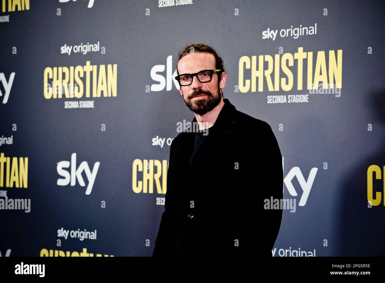 Rome, Italy, 20th March 2023, Francesco Montanari attends the premiere of 'Christian - seconda stagione' at Cinema Barberini (Photo credits: Giovanna Stock Photo