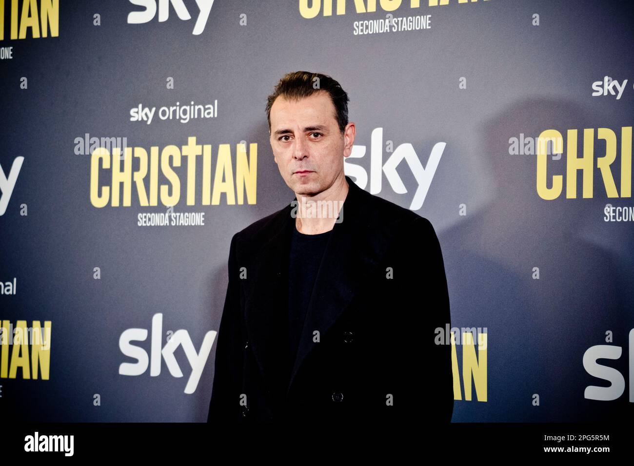 Rome, Italy, 20th March 2023, Giordano De Plano attends the premiere of 'Christian - seconda stagione' at Cinema Barberini (Photo credits: Giovanna On Stock Photo