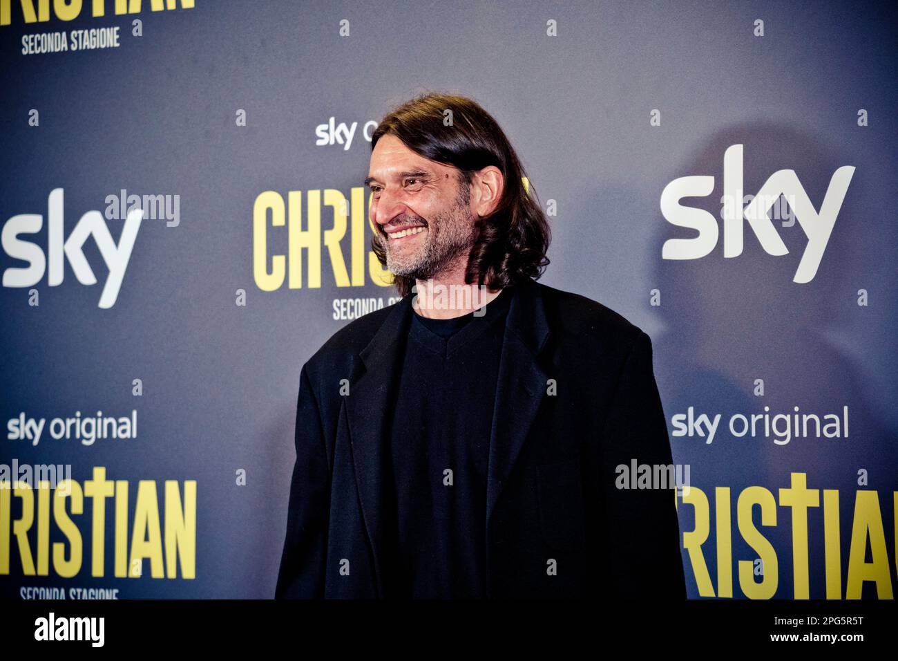 Rome, Italy, 20th March 2023, Ivan Franek attends the premiere of 'Christian - seconda stagione' at Cinema Barberini (Photo credits: Giovanna Onofri) Stock Photo