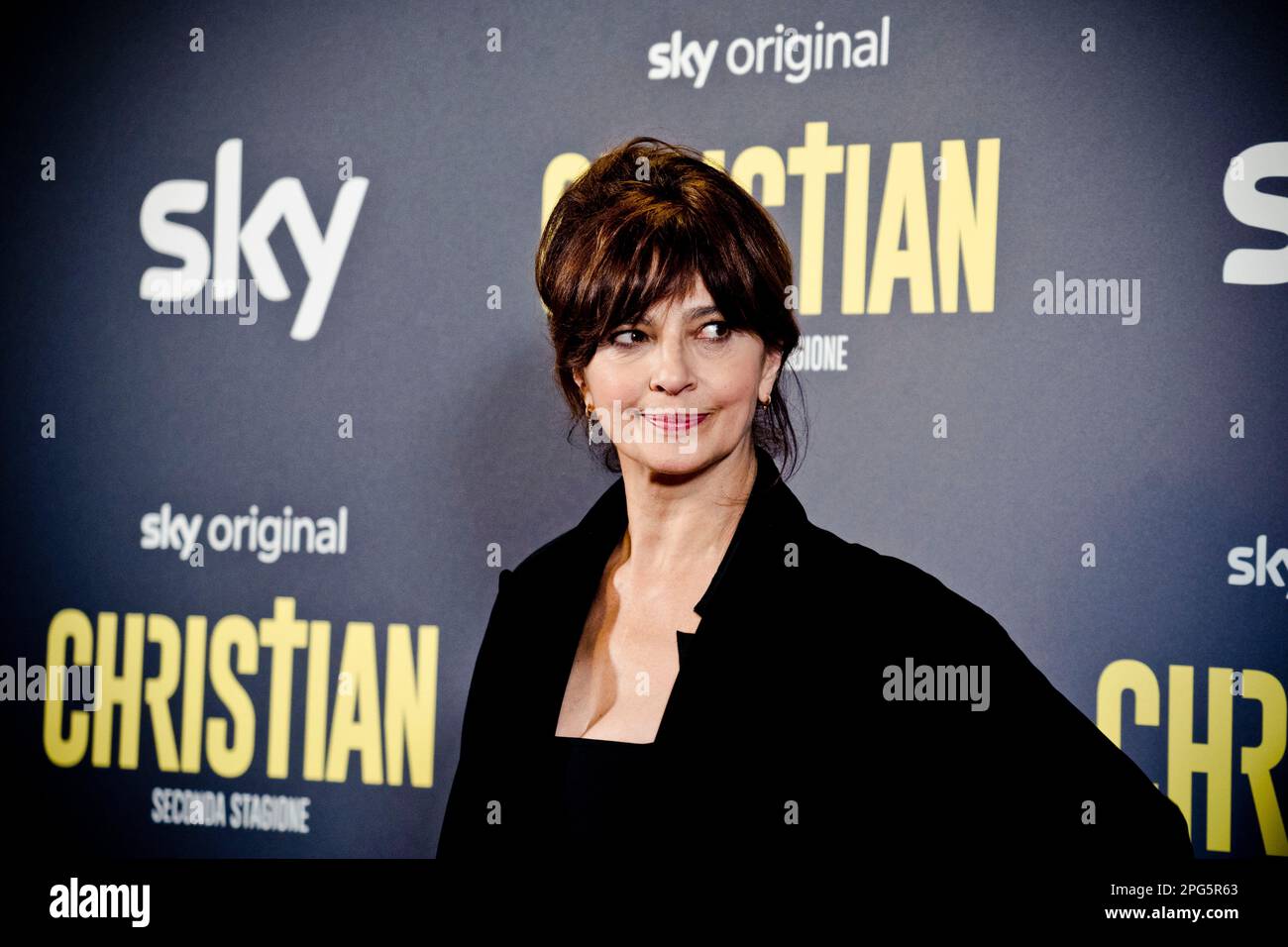 Rome, Italy, 20th March 2023, Laura Morante attends the premiere of 'Christian - seconda stagione' at Cinema Barberini (Photo credits: Giovanna Onofri Stock Photo