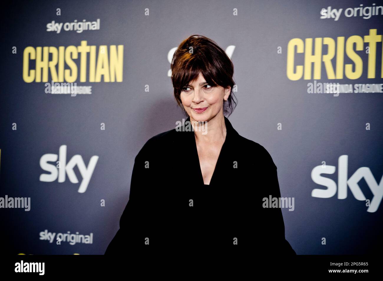 Rome, Italy, 20th March 2023, Laura Morante attends the premiere of 'Christian - seconda stagione' at Cinema Barberini (Photo credits: Giovanna Onofri Stock Photo