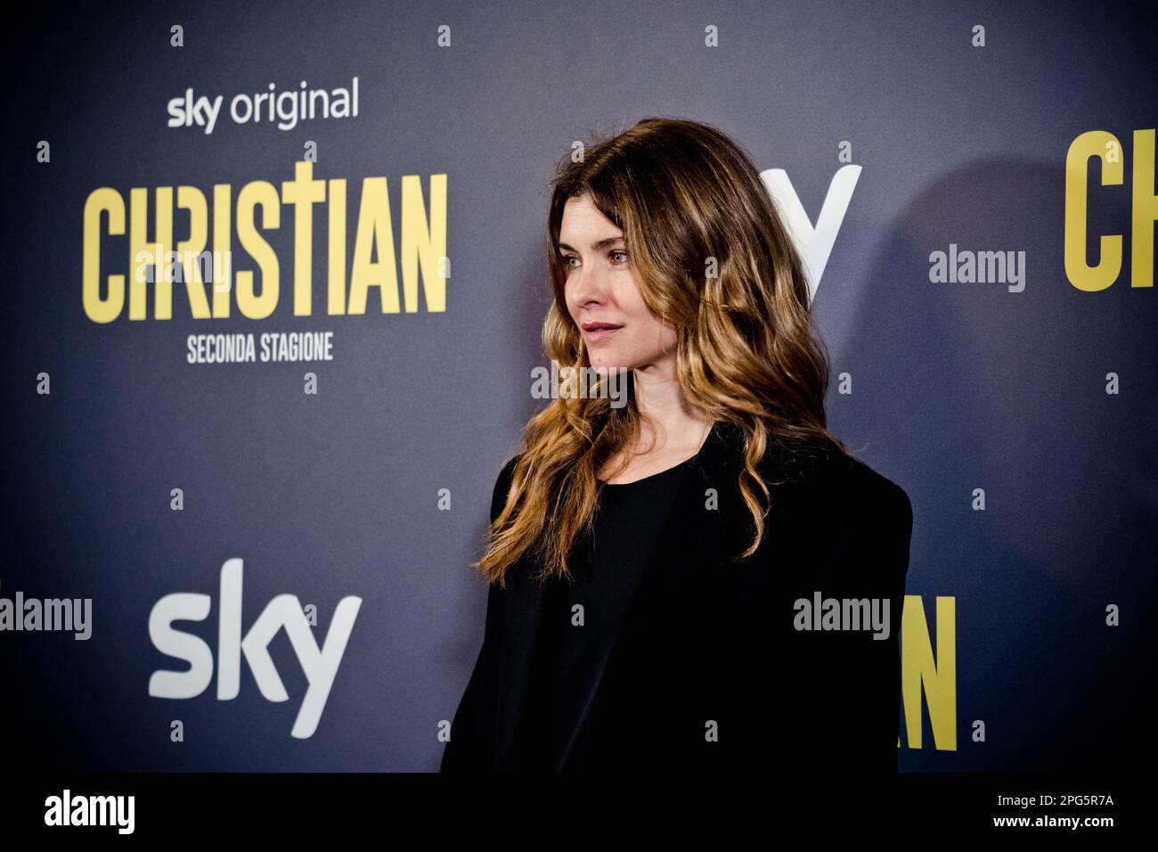 Rome, Italy, 20th March 2023, Vittoria Puccini attends the premiere of 'Christian - seconda stagione' at Cinema Barberini (Photo credits: Giovanna Ono Stock Photo