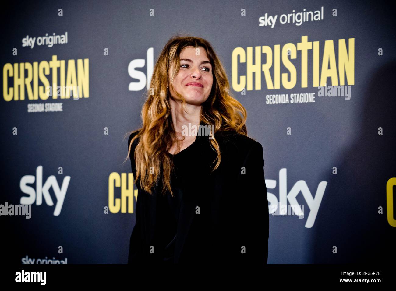 Rome, Italy, 20th March 2023, Vittoria Puccini attends the premiere of 'Christian - seconda stagione' at Cinema Barberini (Photo credits: Giovanna Ono Stock Photo