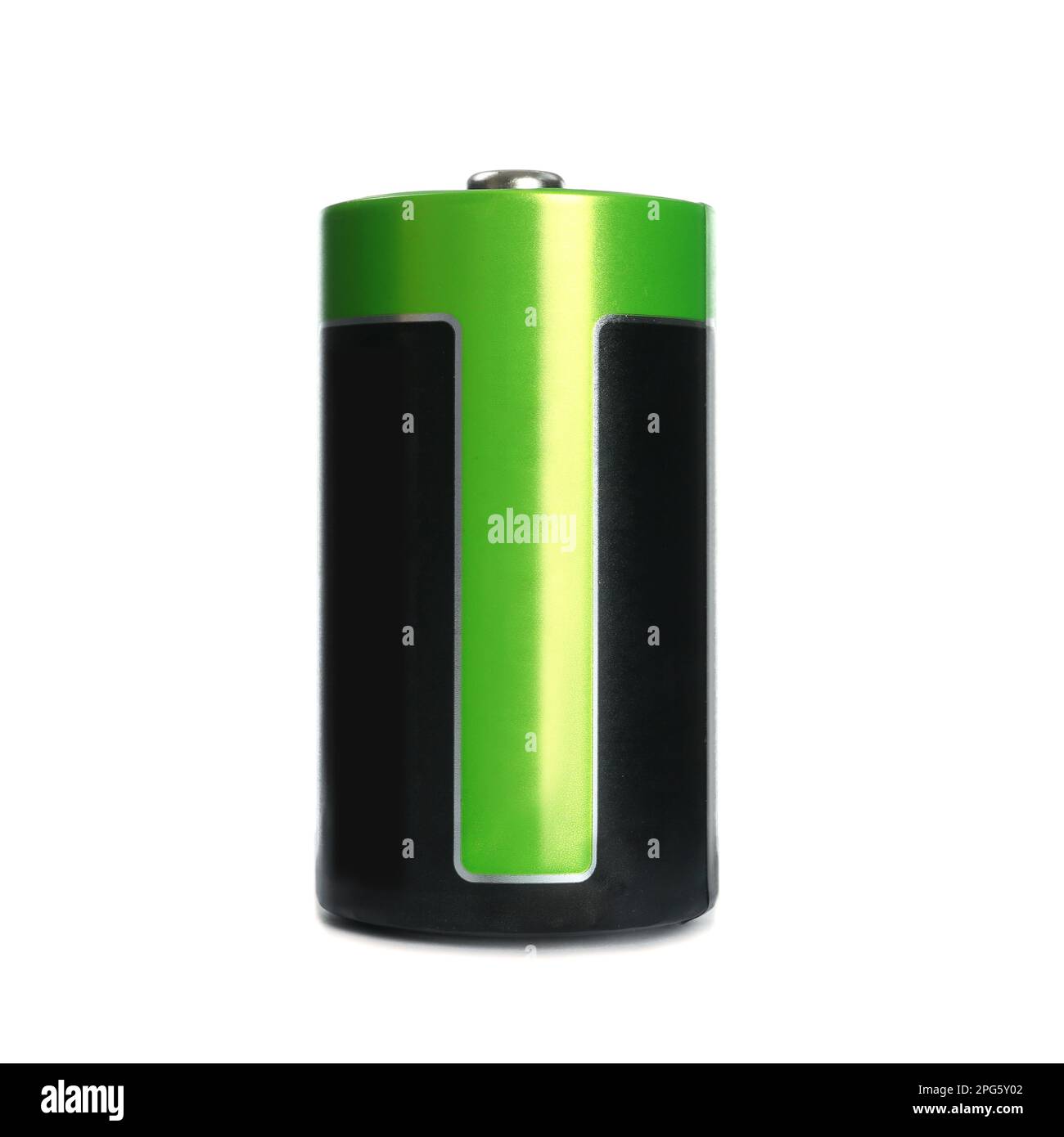 New D battery isolated on white. Dry cell Stock Photo Alamy