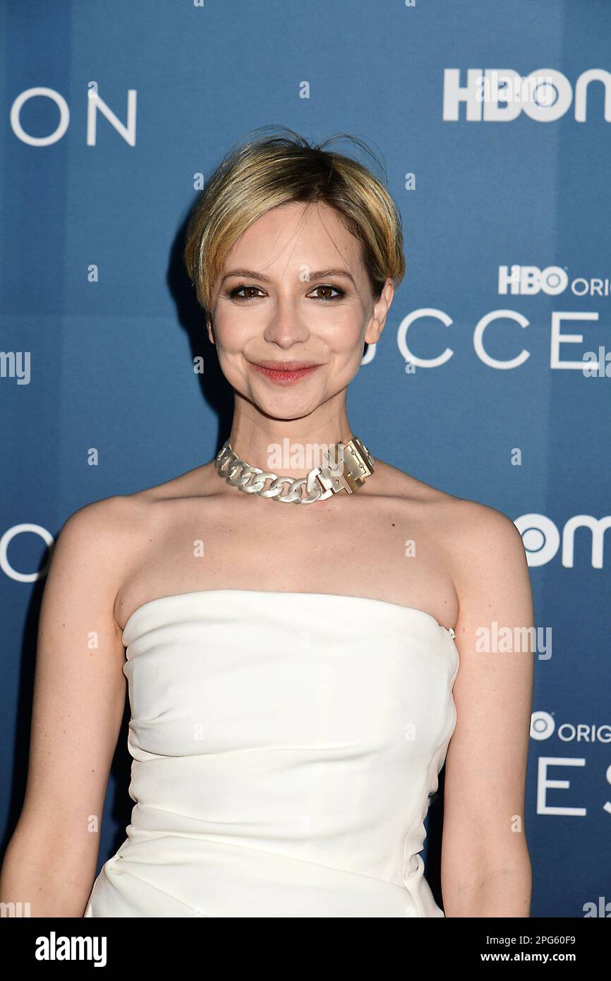 Annabelle DexterJones attends HBO's "Succession" red carpet premiere