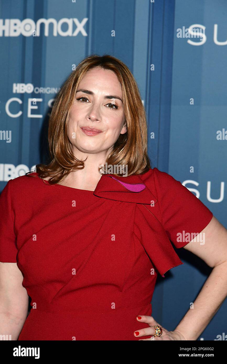 Lucy Prebble Attends HBO's "Succession" Red Carpet Premiere For The ...