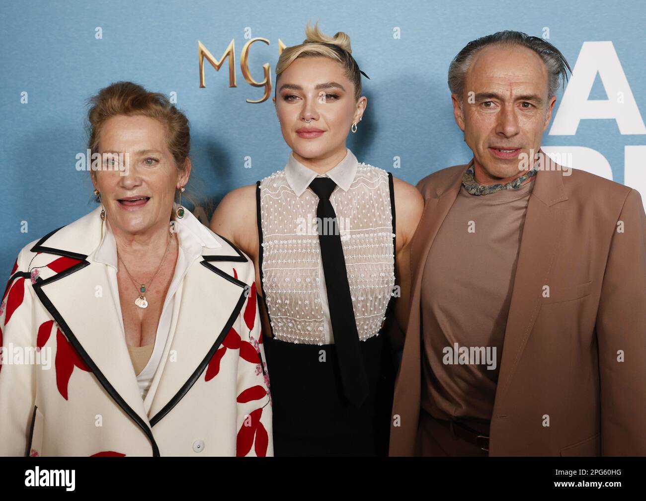 New York, United States. 20th Mar, 2023. Florence Pugh arrives on the