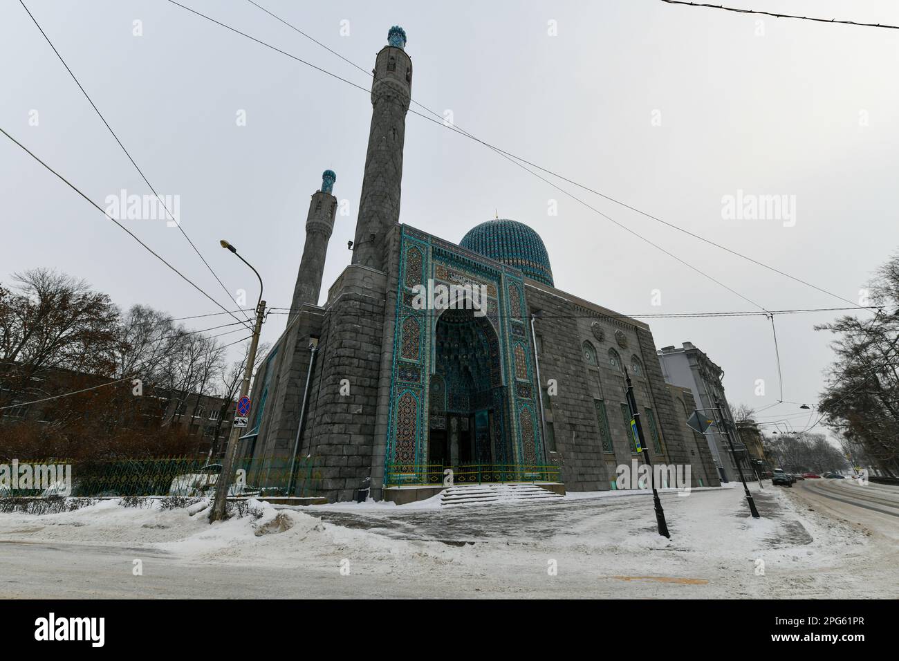 Saint Petersburg Mosque. When it was opened in 1913, it was largest