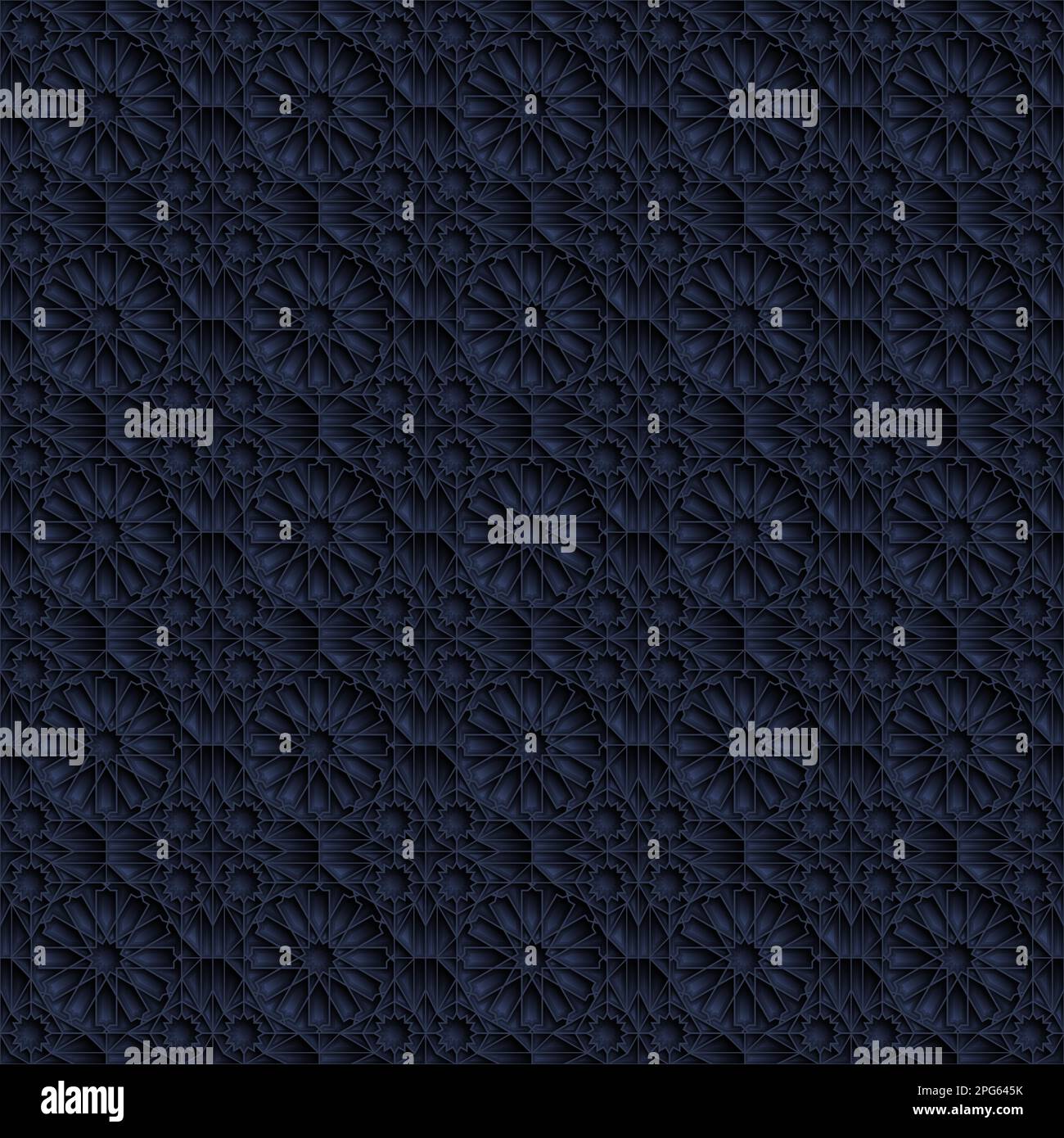 Islamic ornament seamless pattern, vector illustration Stock Photo - Alamy
