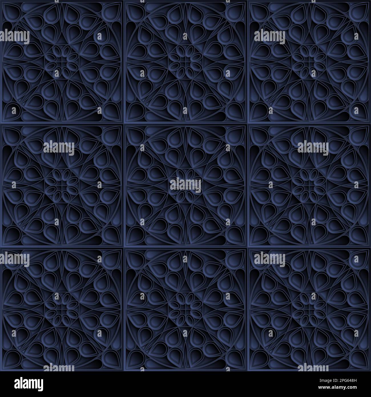 Islamic ornament seamless pattern, vector illustration Stock Photo - Alamy