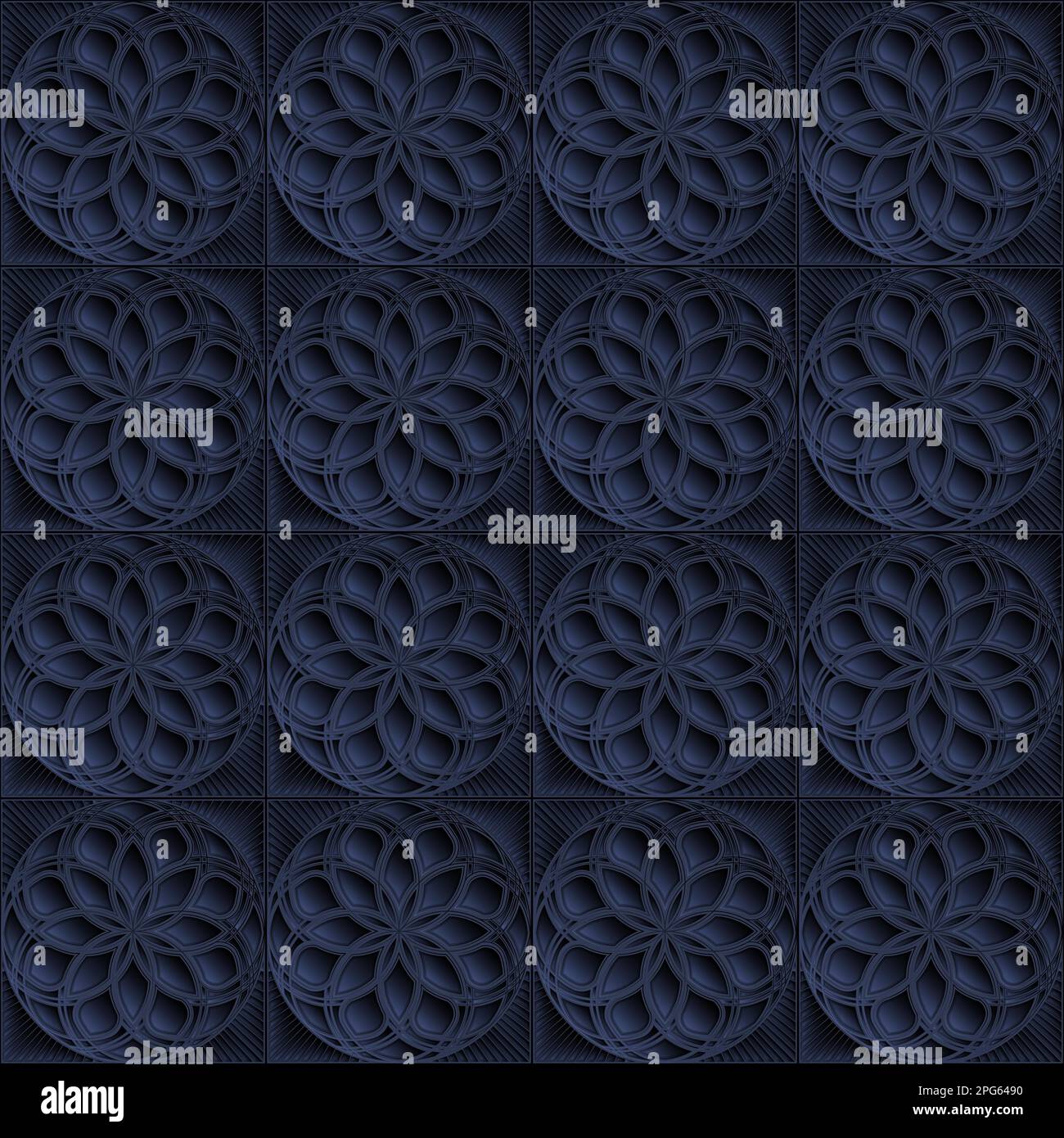 Islamic ornament seamless pattern, vector illustration Stock Photo - Alamy