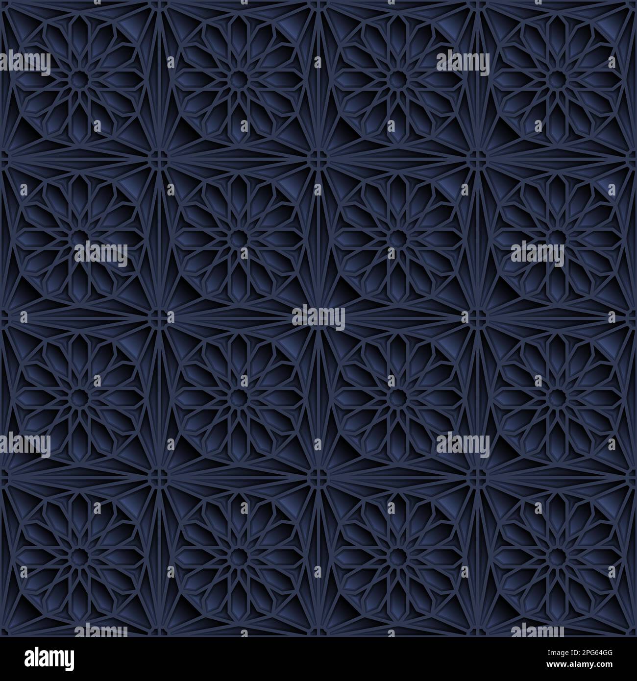 Islamic ornament seamless pattern, vector illustration Stock Photo - Alamy