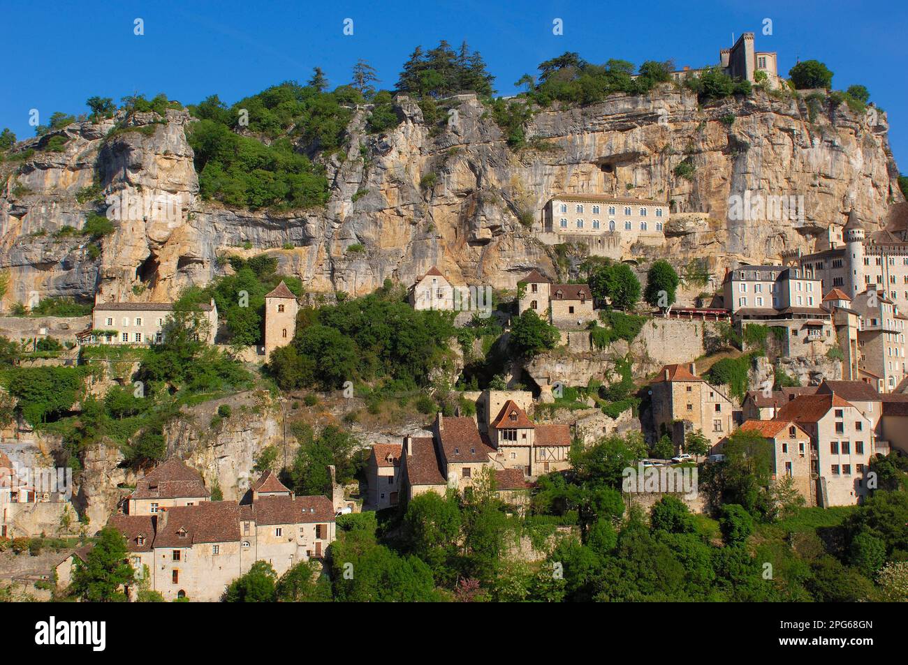 Rocamadour, Midi-Pyrenees Region, Lot Department, France Stock Photo