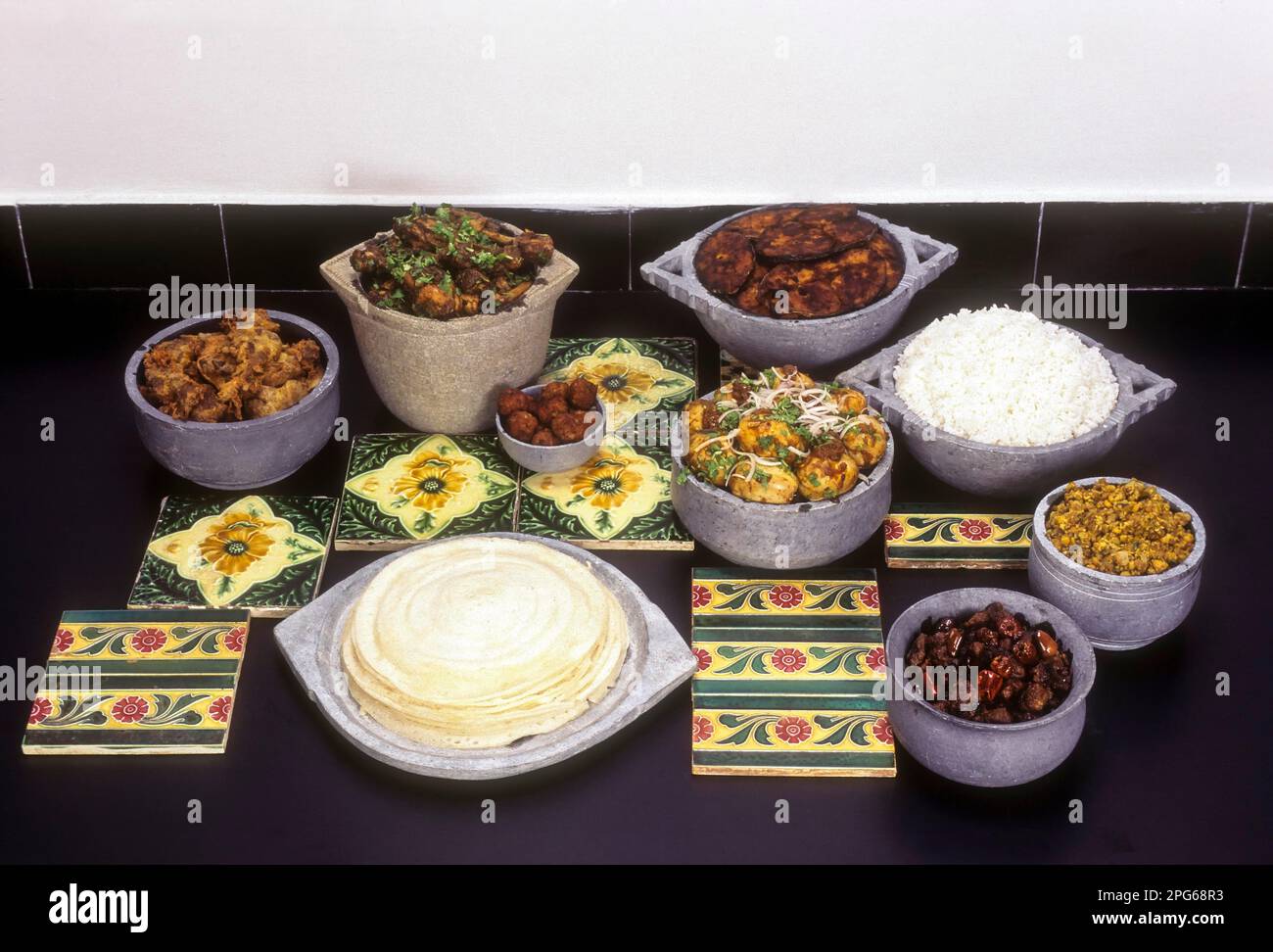 Chettinad food [ non- vegetarian ], Tamil Nadu Stock Photo - Alamy