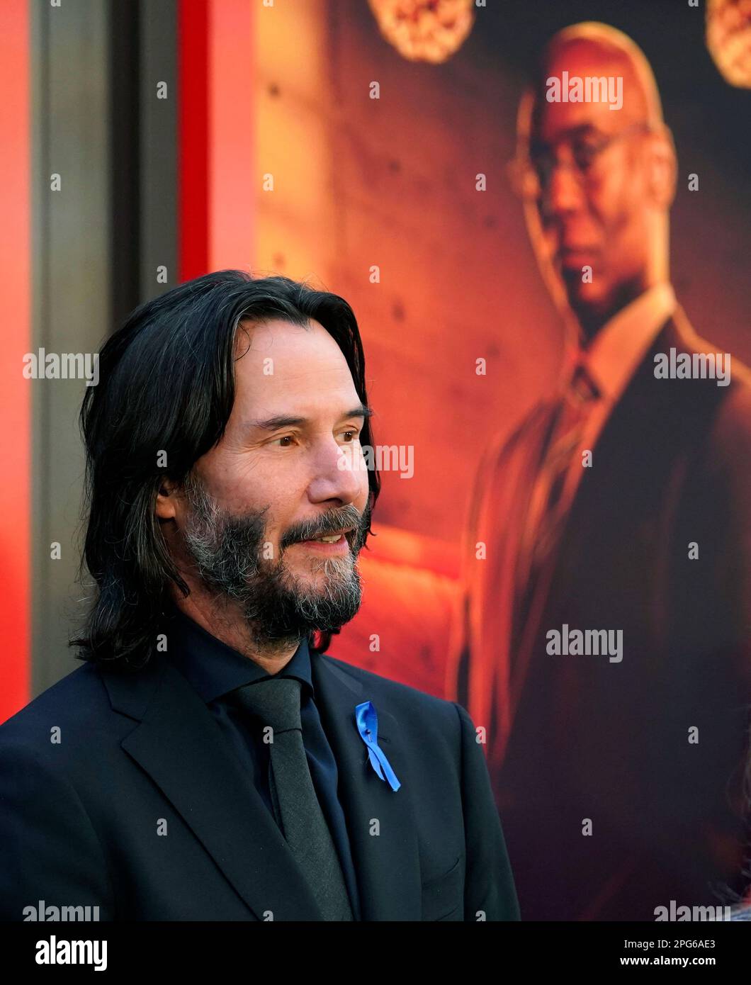 John Wick 4 premiere: Why did Keanu Reeves and the cast wear blue ribbons  to the event?