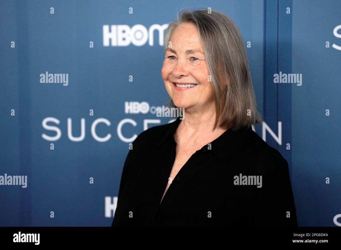 Cherry Jones attends the premiere of HBO's "Succession" season four at
