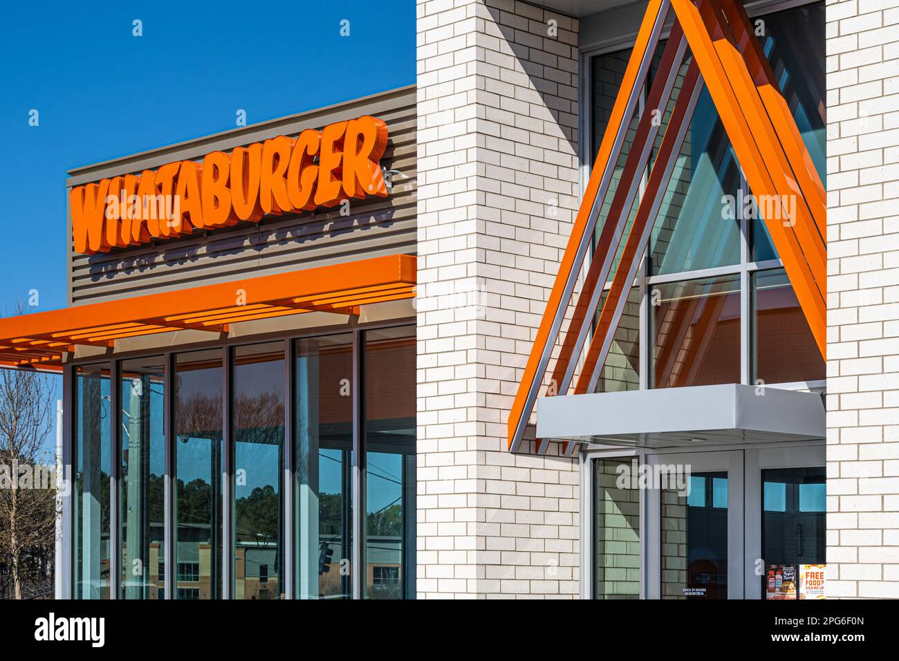 New Whataburger fast food restaurant in Buford, Georgia. (USA) Stock Photo