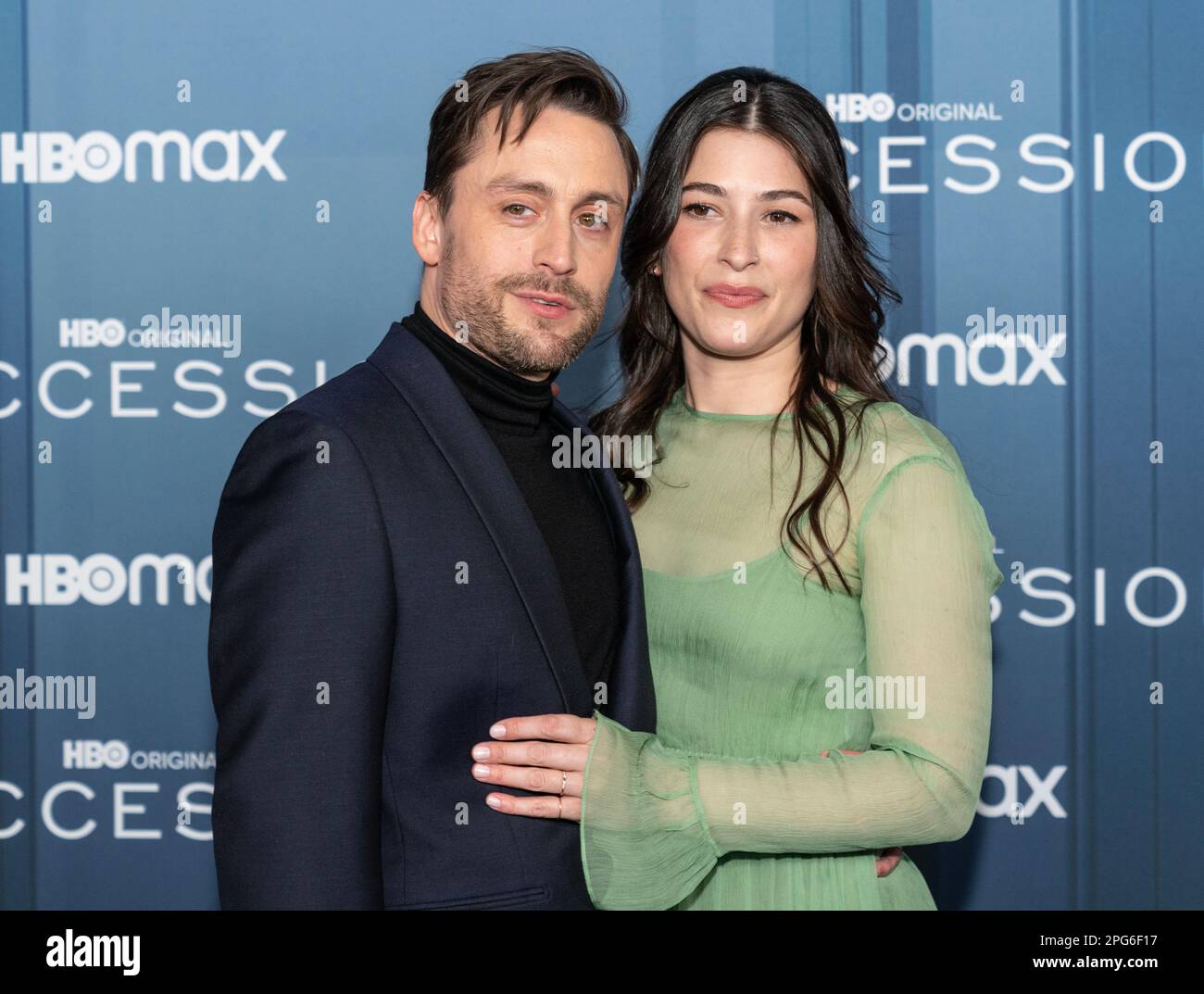 Kieran Culkin and Jazz Charton attend HBO's "Succession" Season 4