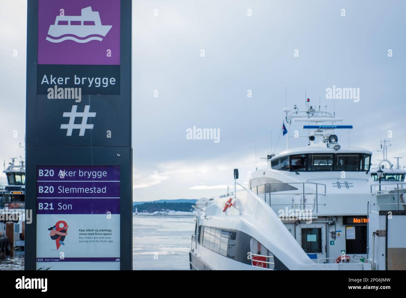 Oslo, Norway - March 11, 2023: Oslo Sightseeing Fjord Cruise Stock Photo -  Alamy