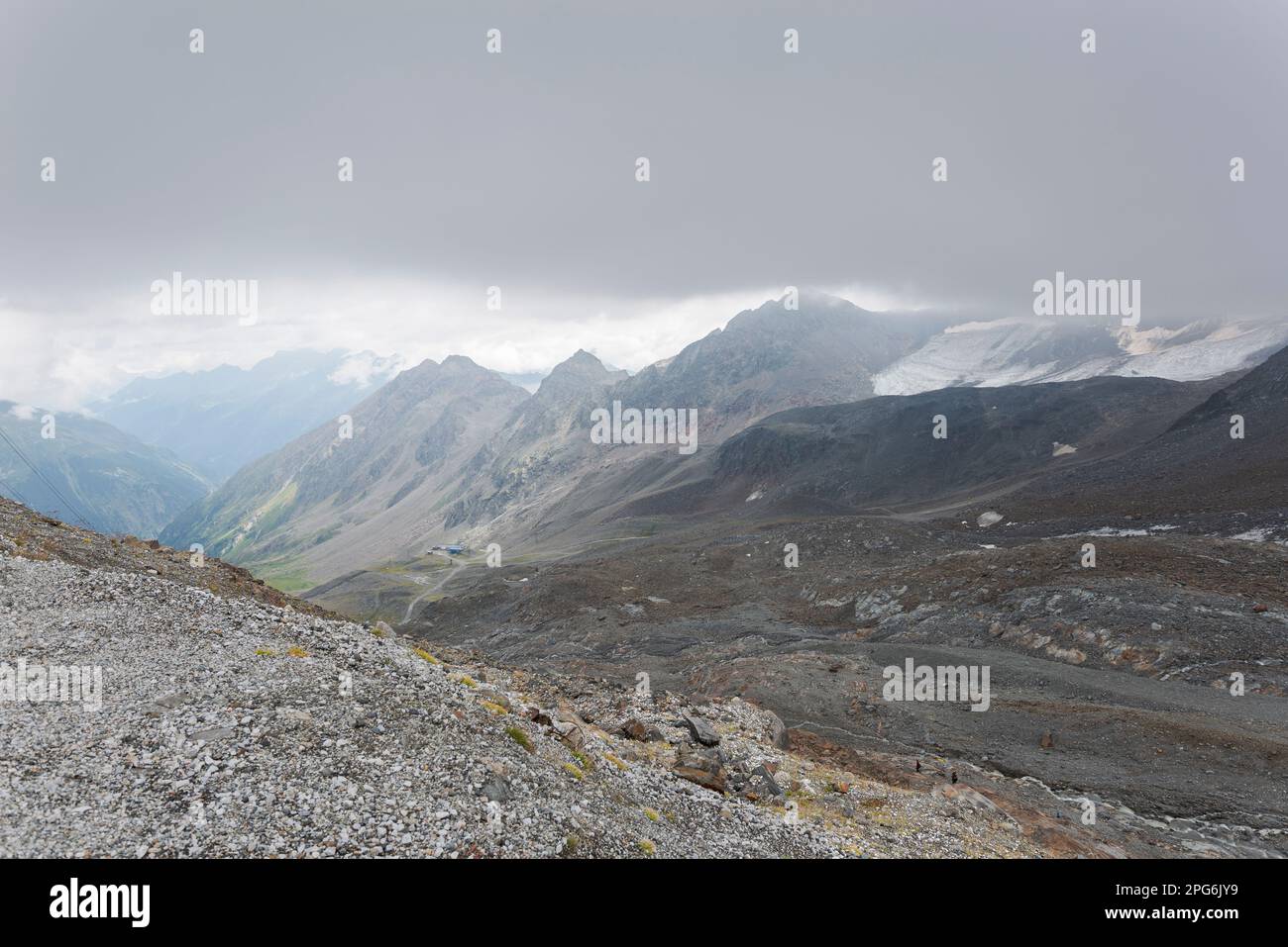 Stubai Glacier, Austrian Alps, municipality of Neustift im Stubaital Stock Photo