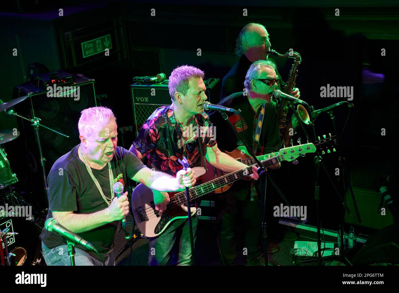 The Blockheads performing at The Acapela Studios, Pentyrch, March 2023 Stock Photo Alamy