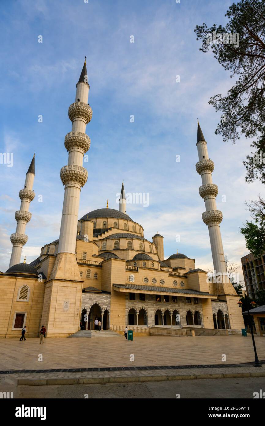 The Central Mosque of Bishkek, the capital of Kyrgyzstan Stock Photo