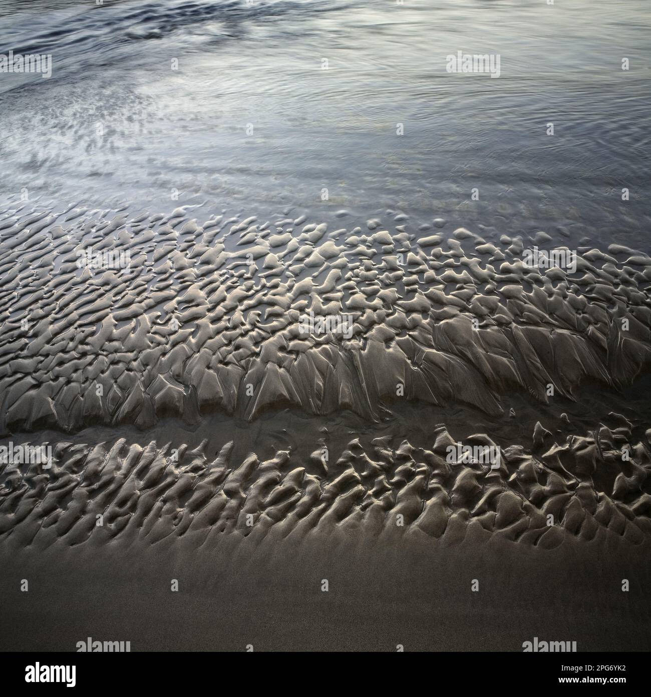 Patterns on the sand of the Nature's Valley beach.Nature's Valley ...