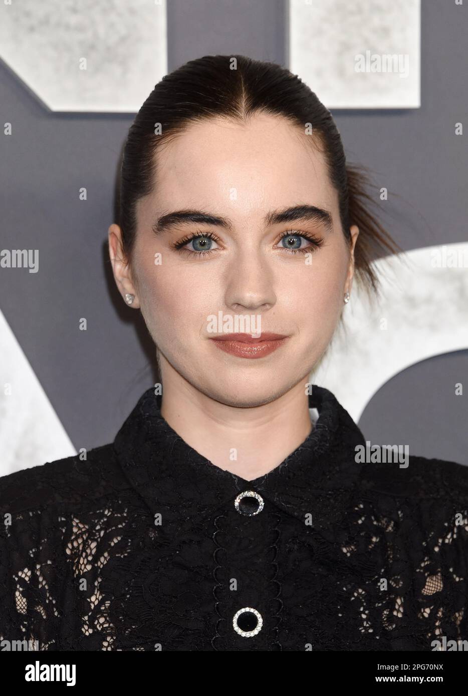 Los Angeles, CA on March 20, 2023. Sarah Desjardins arriving to Netflix