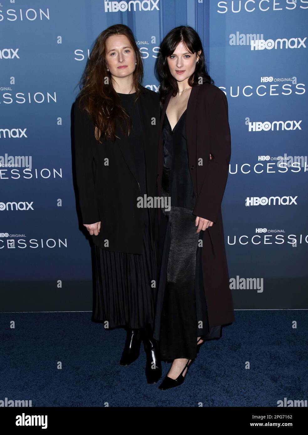 New York City, NY, 20/03/2023, Grace Gummer and Louisa Jacobson attending the 'Succession' Season 4 Premiere held at Jazz at Lincoln Center on March 20, 2023 in New York City, NY ©Steven Bergman/AFF-USA.COM Stock Photo